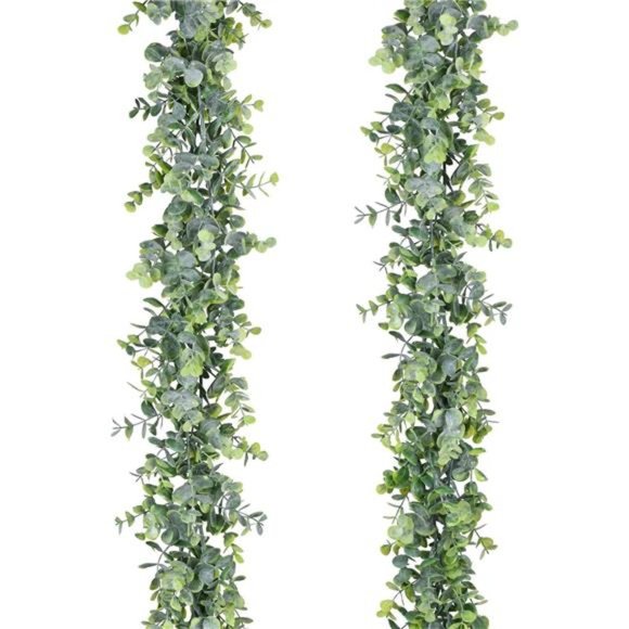 5 Sets of 2 Pack Artificial Eucalyptus Garland, Fake Eucalyptus Greenery Garland - Picture 1 of 6